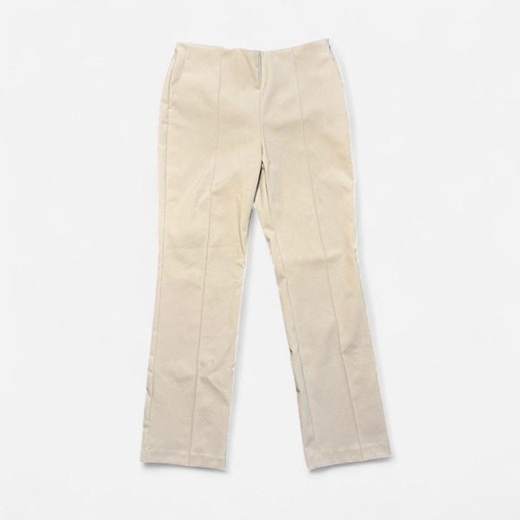 Rachel Zoe Beige Straight-Leg Dress Pants Women's Size 8 - Picture 1 of 5